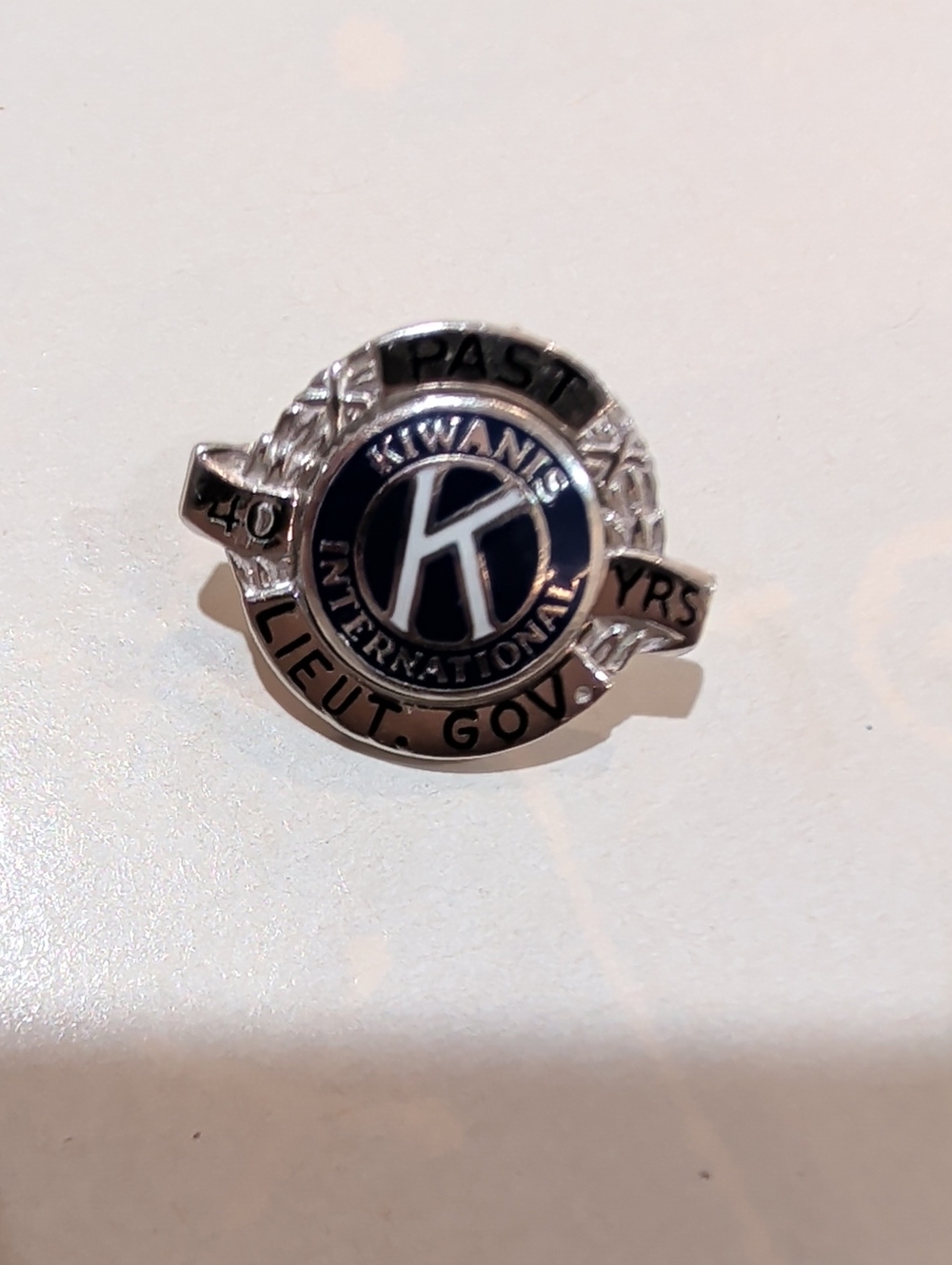 Kiwanis International Past Lieutenant Governor Pin 10k Gold Filled
